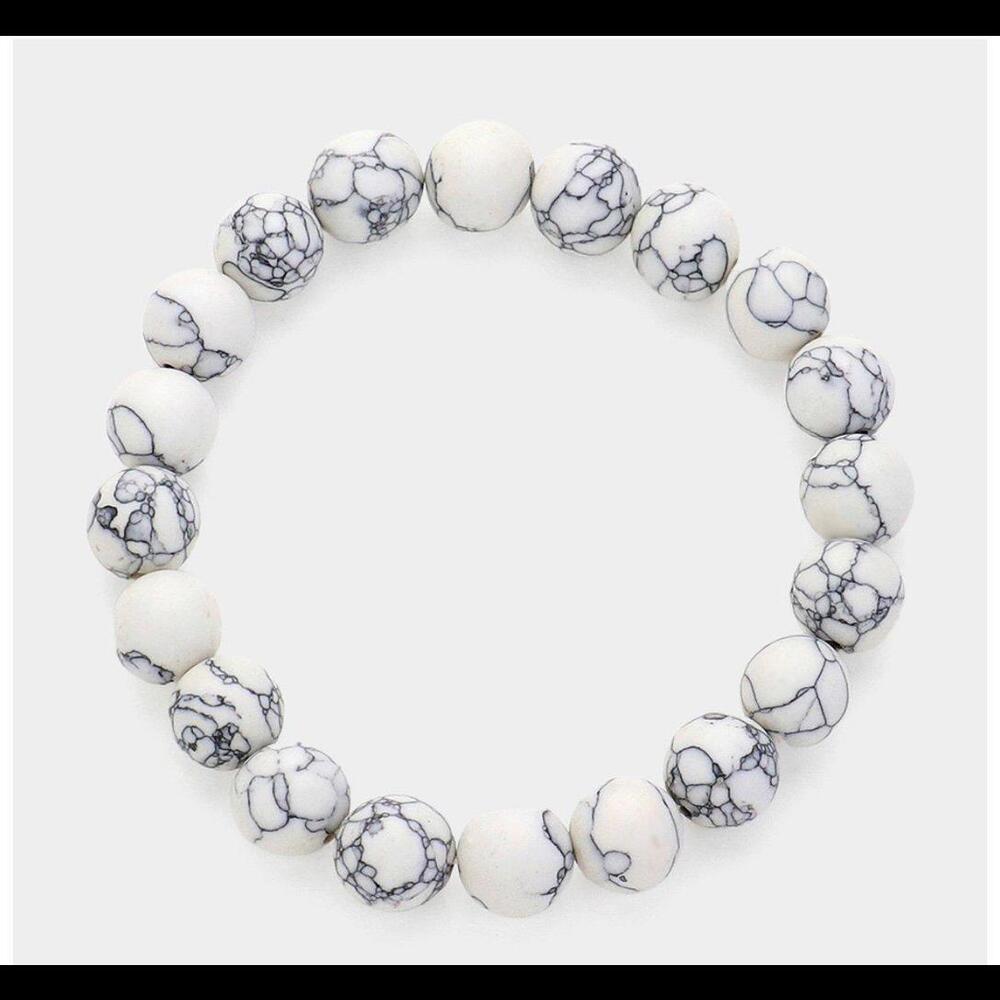Natural Stone‎ Beaded Stretch Bracelet
